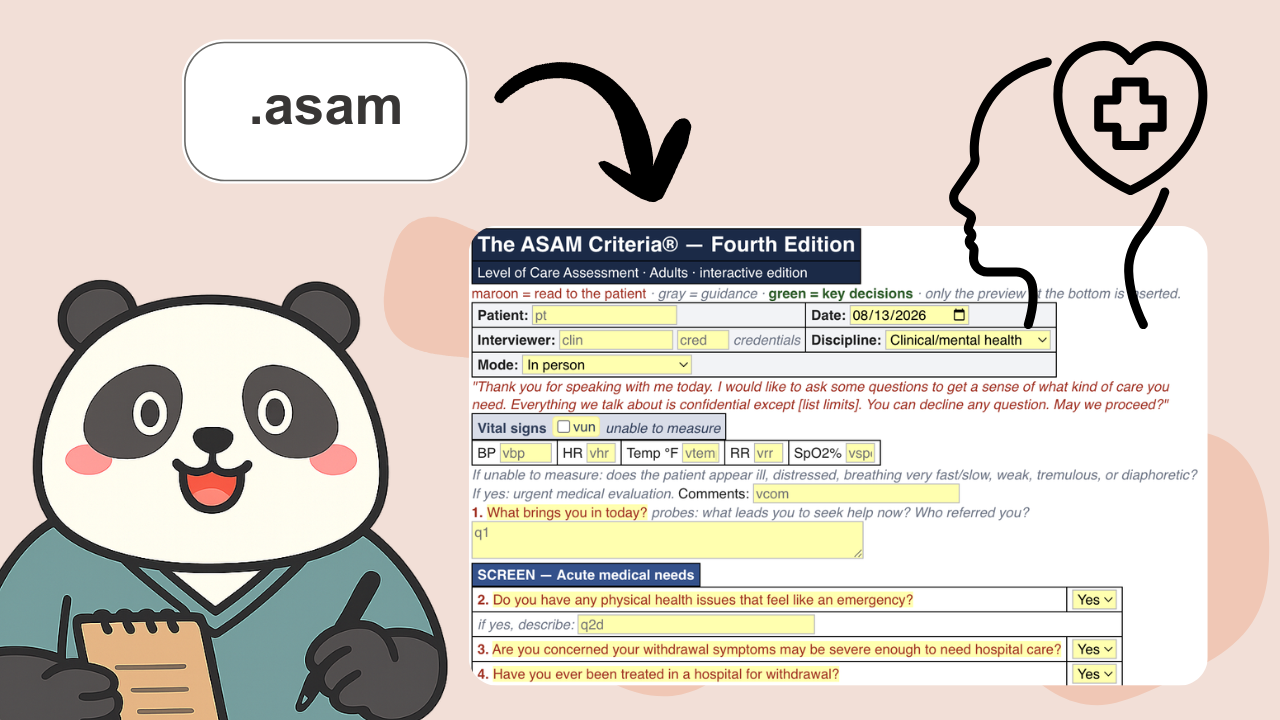 ASAM Criteria Level of Care Assessment cover