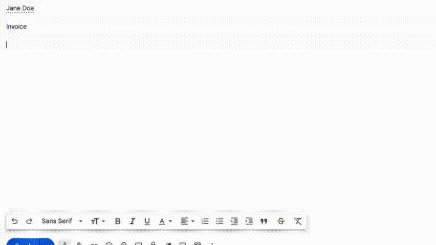 Shows how the template looks