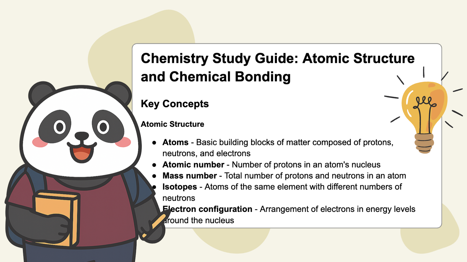 Generate Study Guides cover